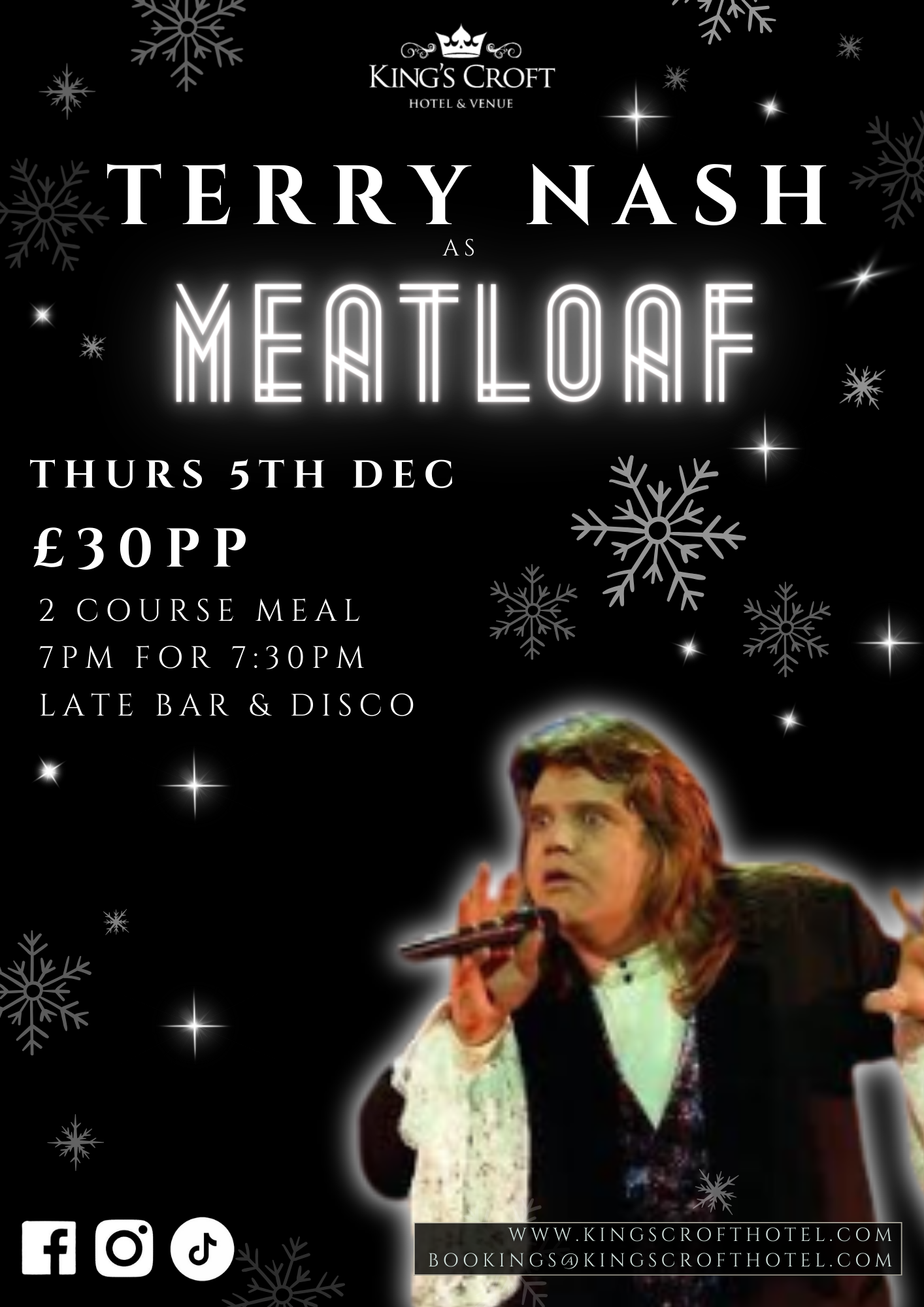 Terry Nash as Meatloaf