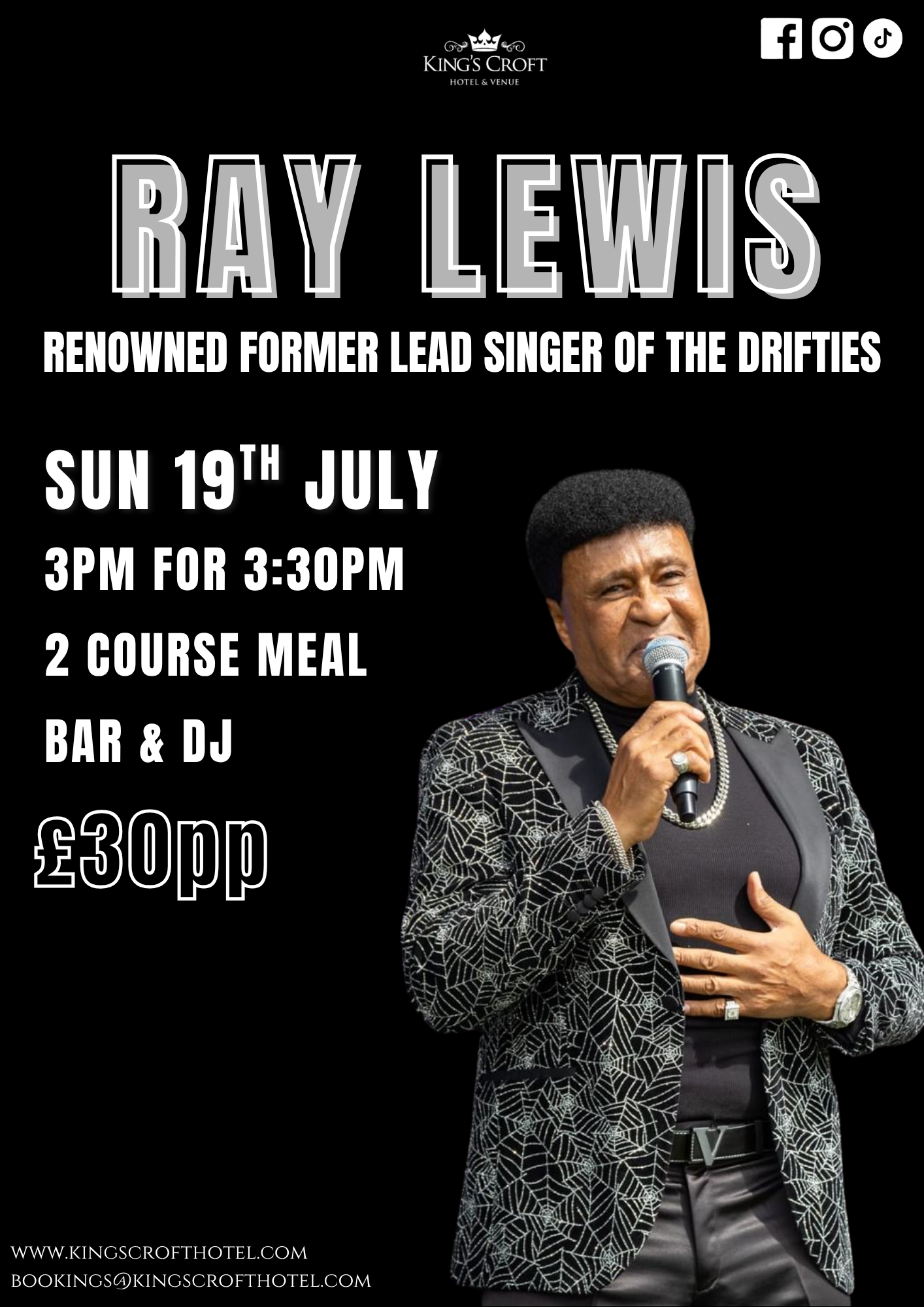 Ray Lewis from The Drifters