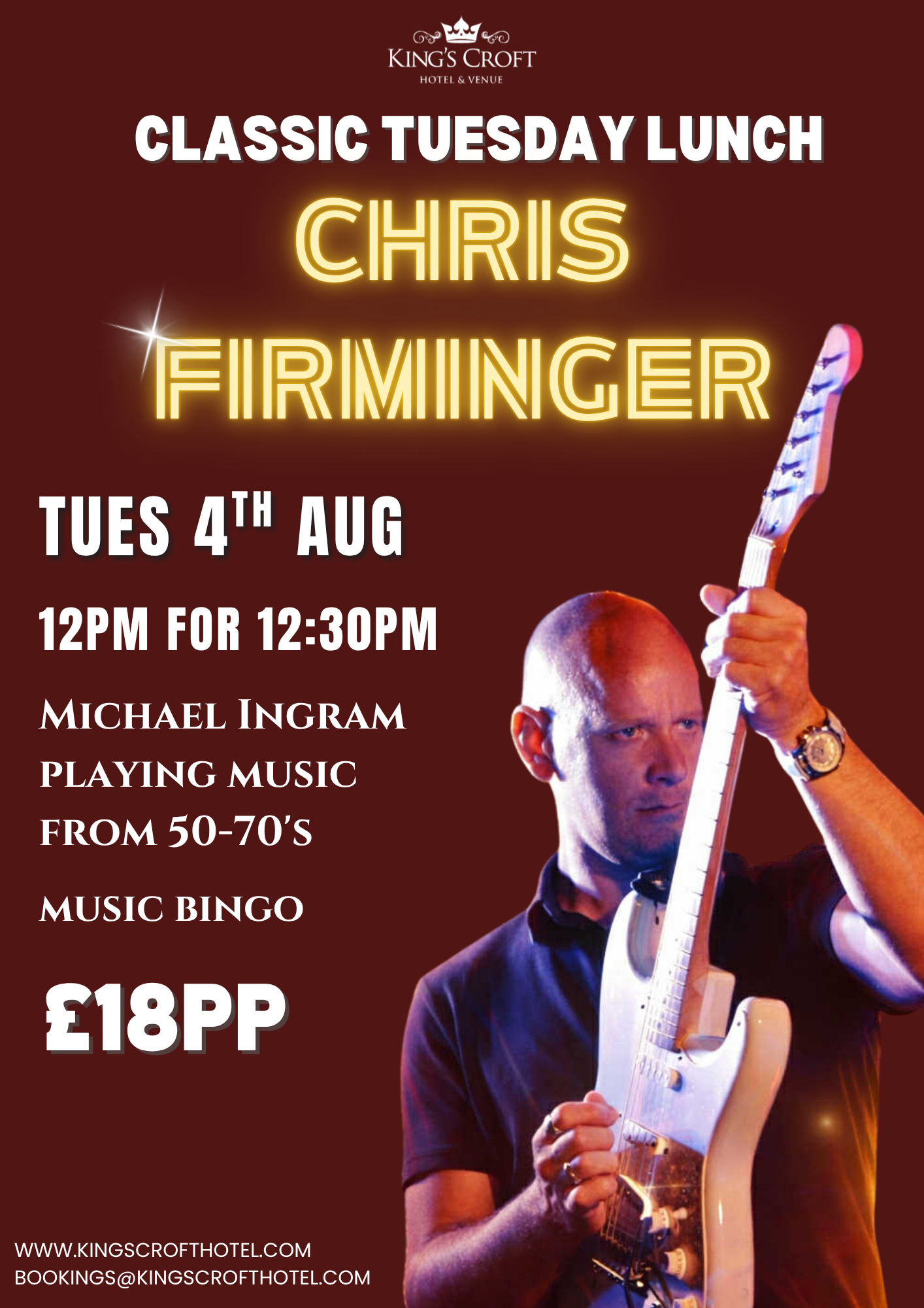Classic Tuesday Lunch with Chris Firminger