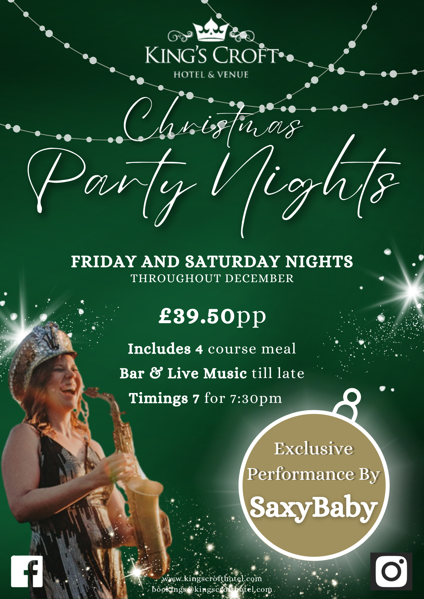 Christmas Party Night 2nd December 2023