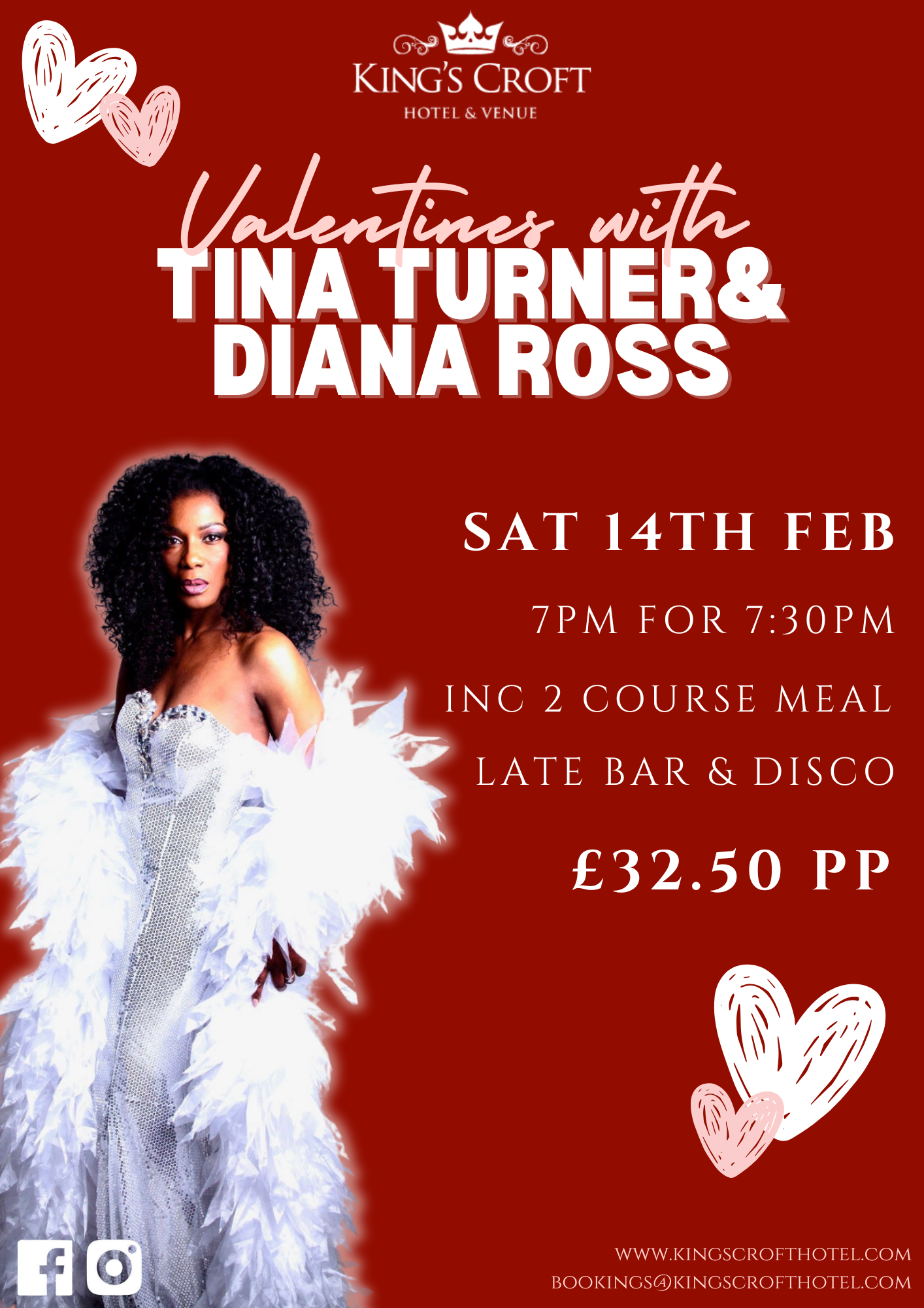 Valentines with Tina Turner & Diana Ross