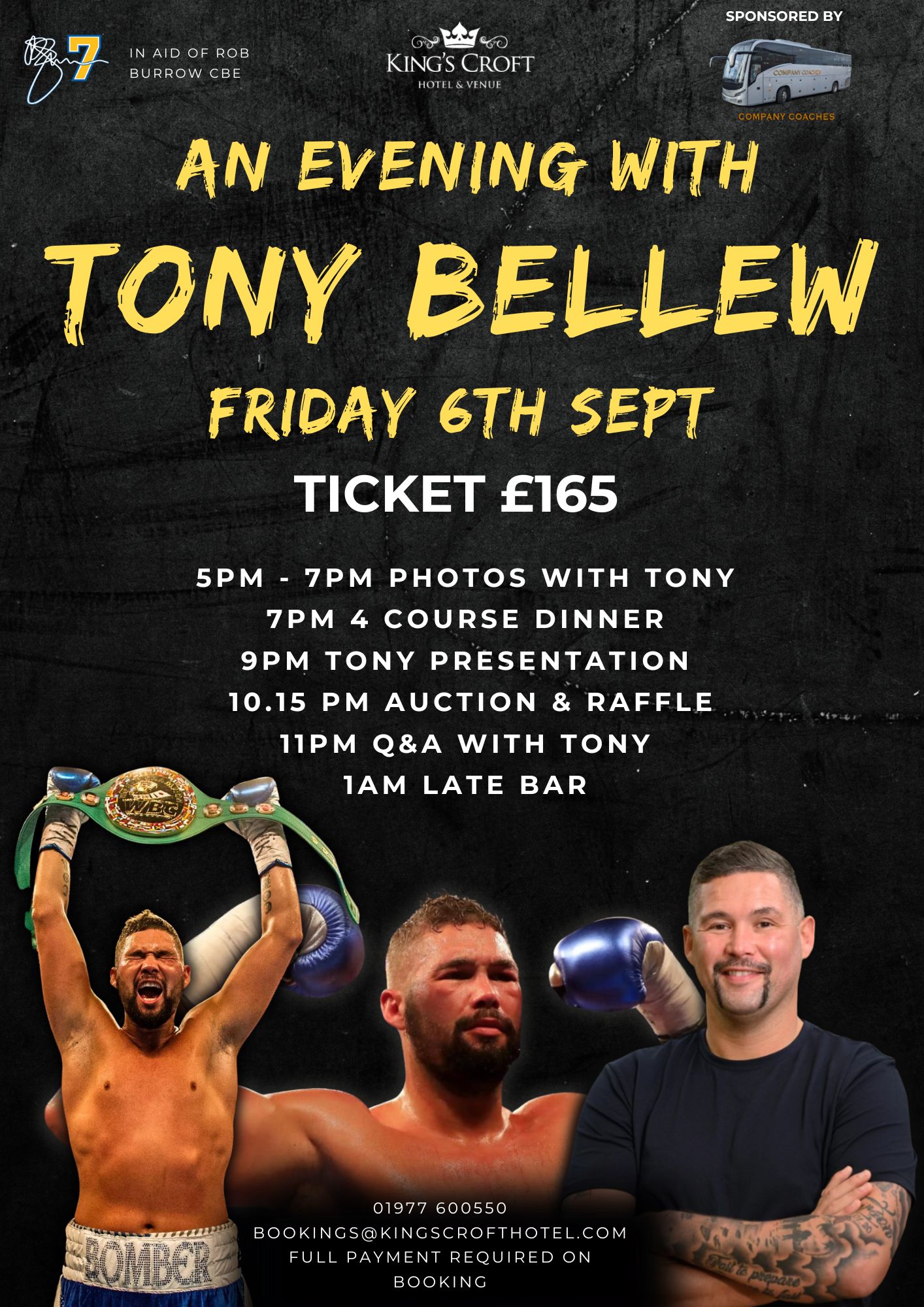 An Evening with Tony Bellew