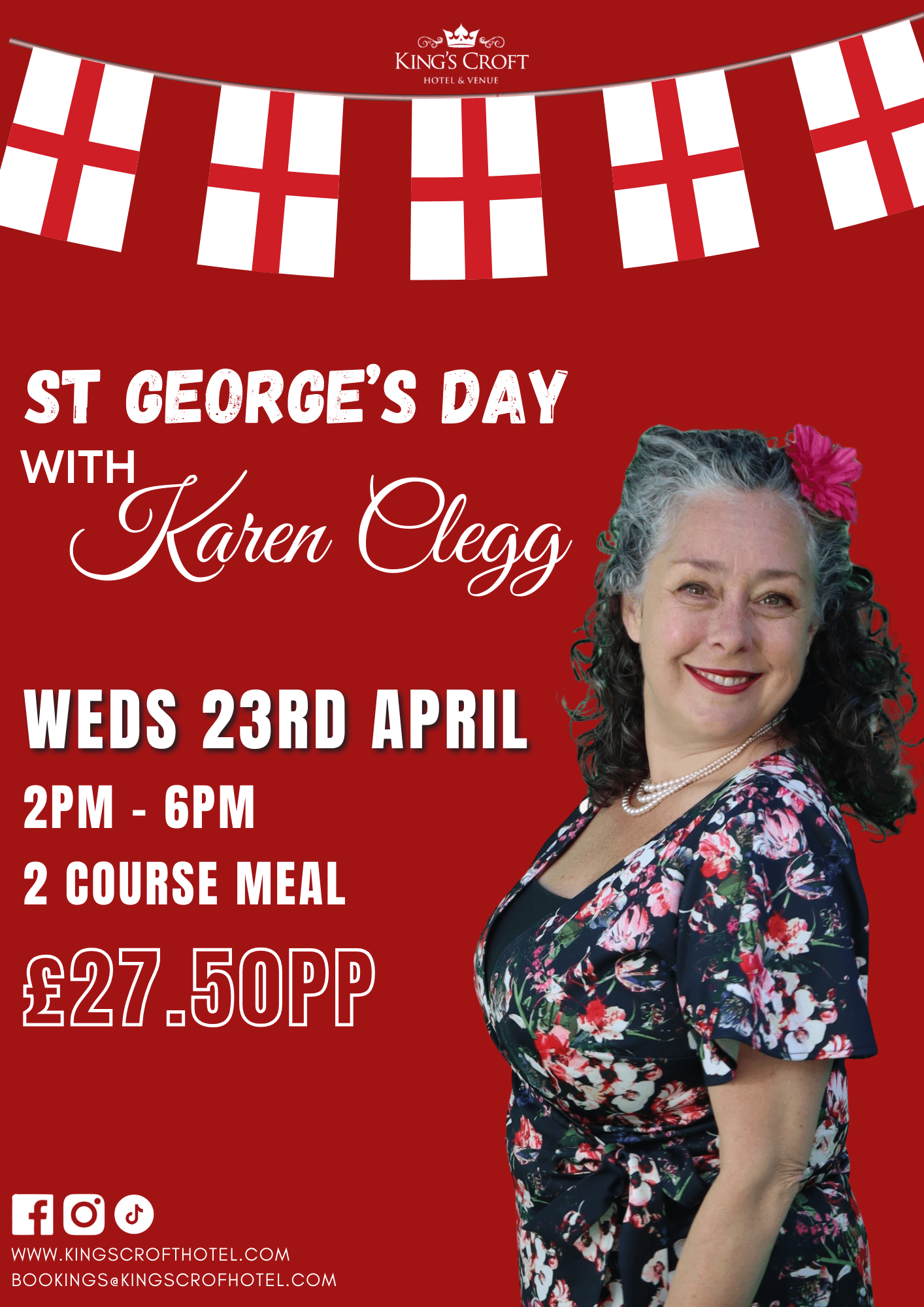 St George's Day with Karen Clegg