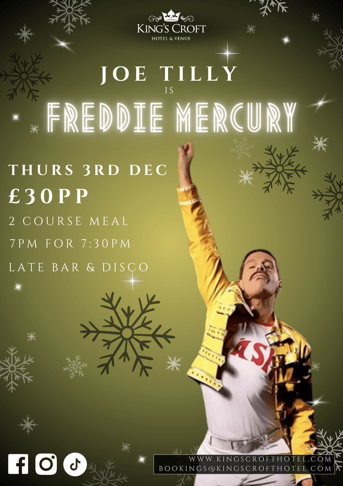 Joe Tilly as Freddie Mercury