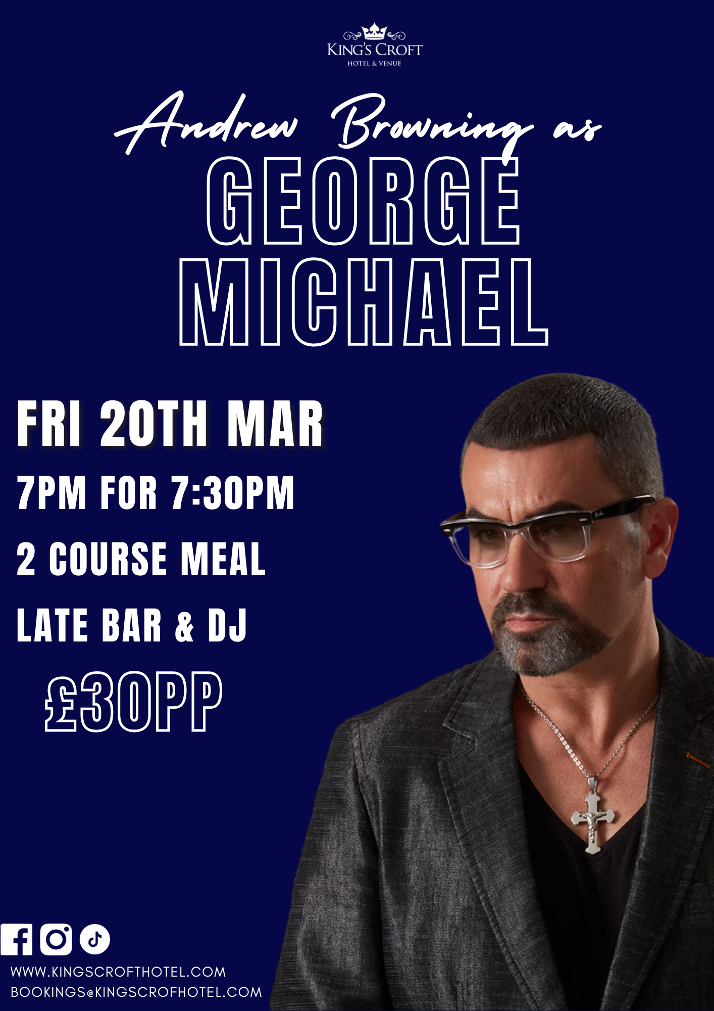 Andrew Browning as George Michael