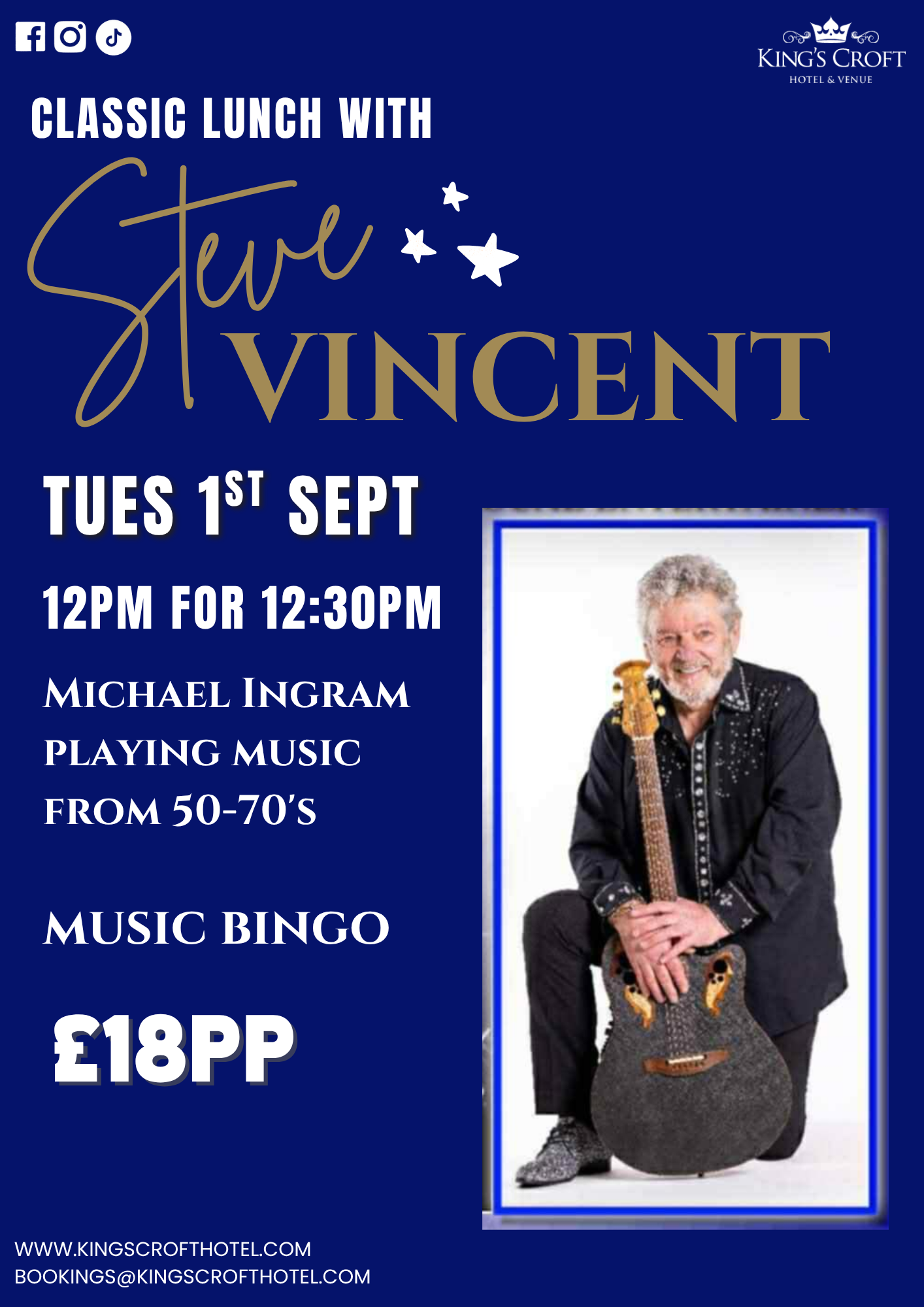 Classic Tuesday Lunch - Steve Vincent