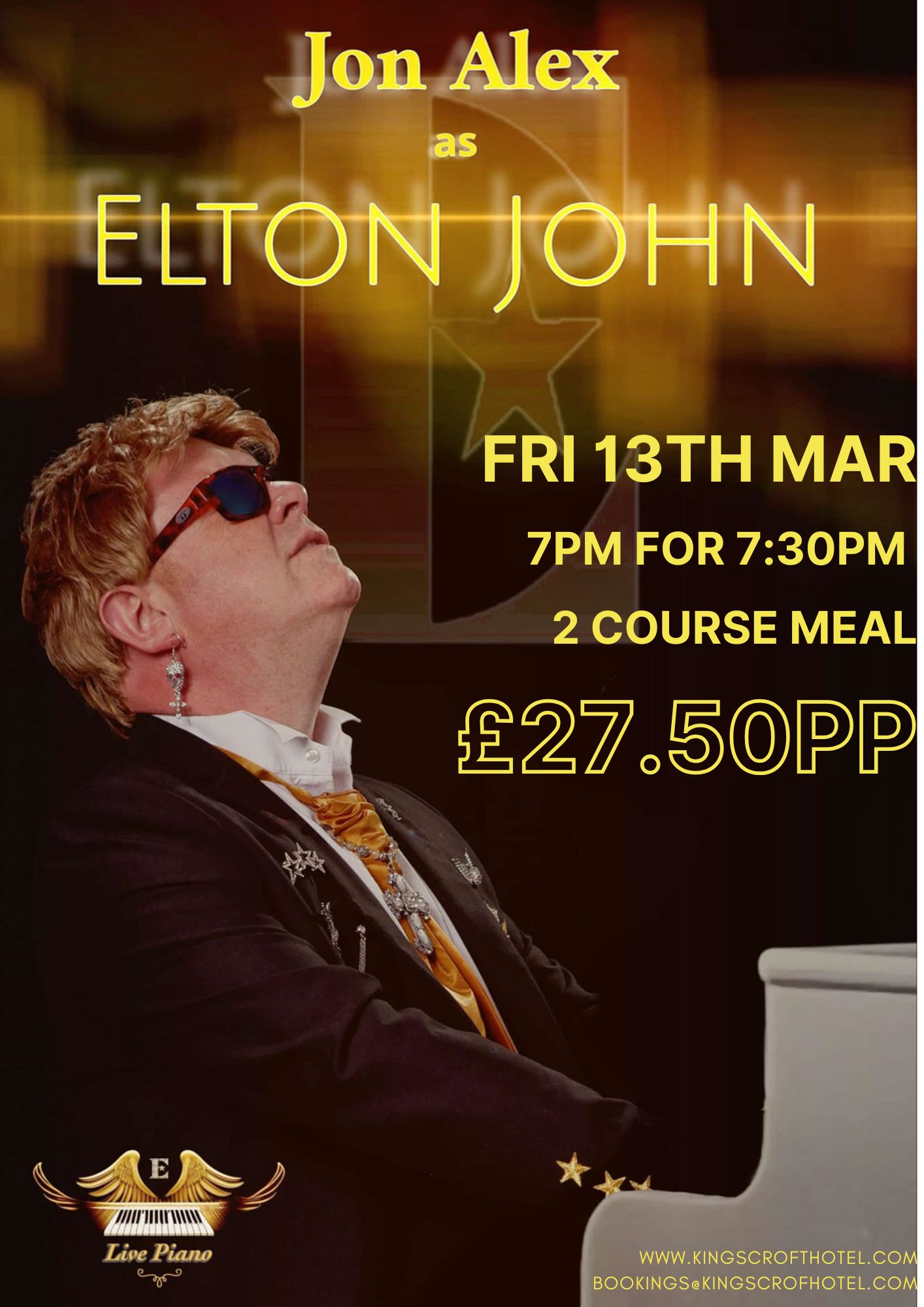 Jon Alex as Elton John