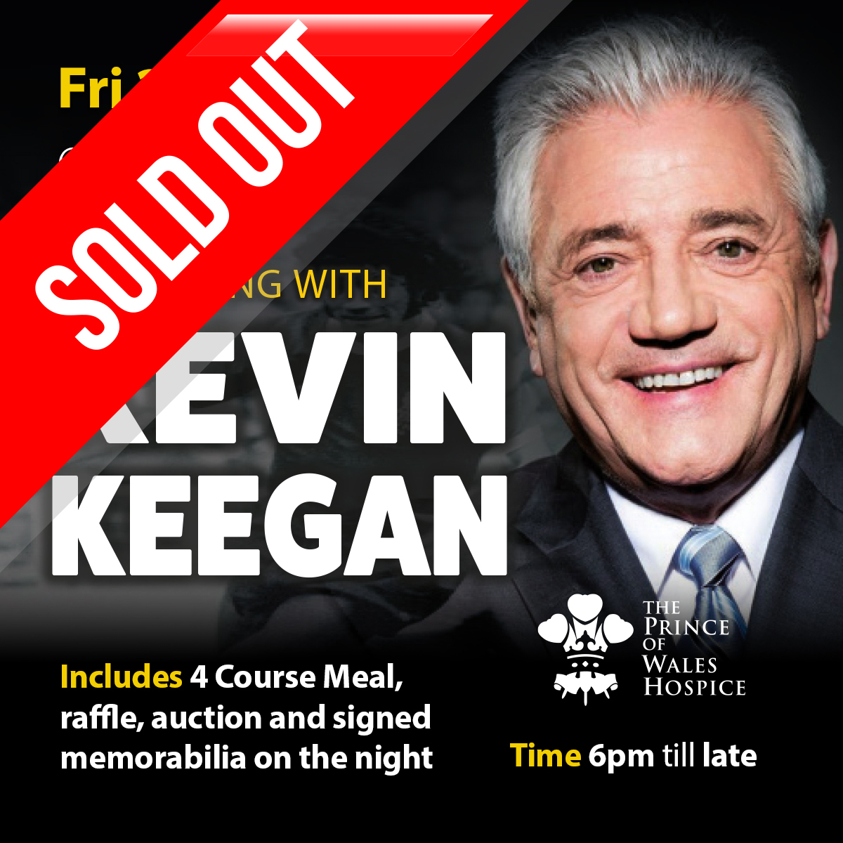 *VIP* An Evening With Kevin Keegan *SOLD OUT*