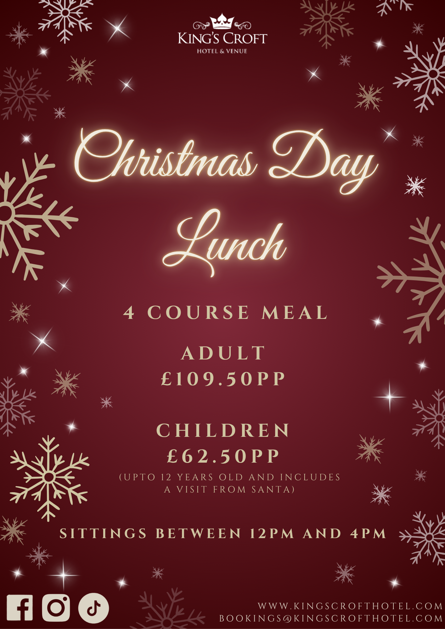 Christmas Day Lunch 2026