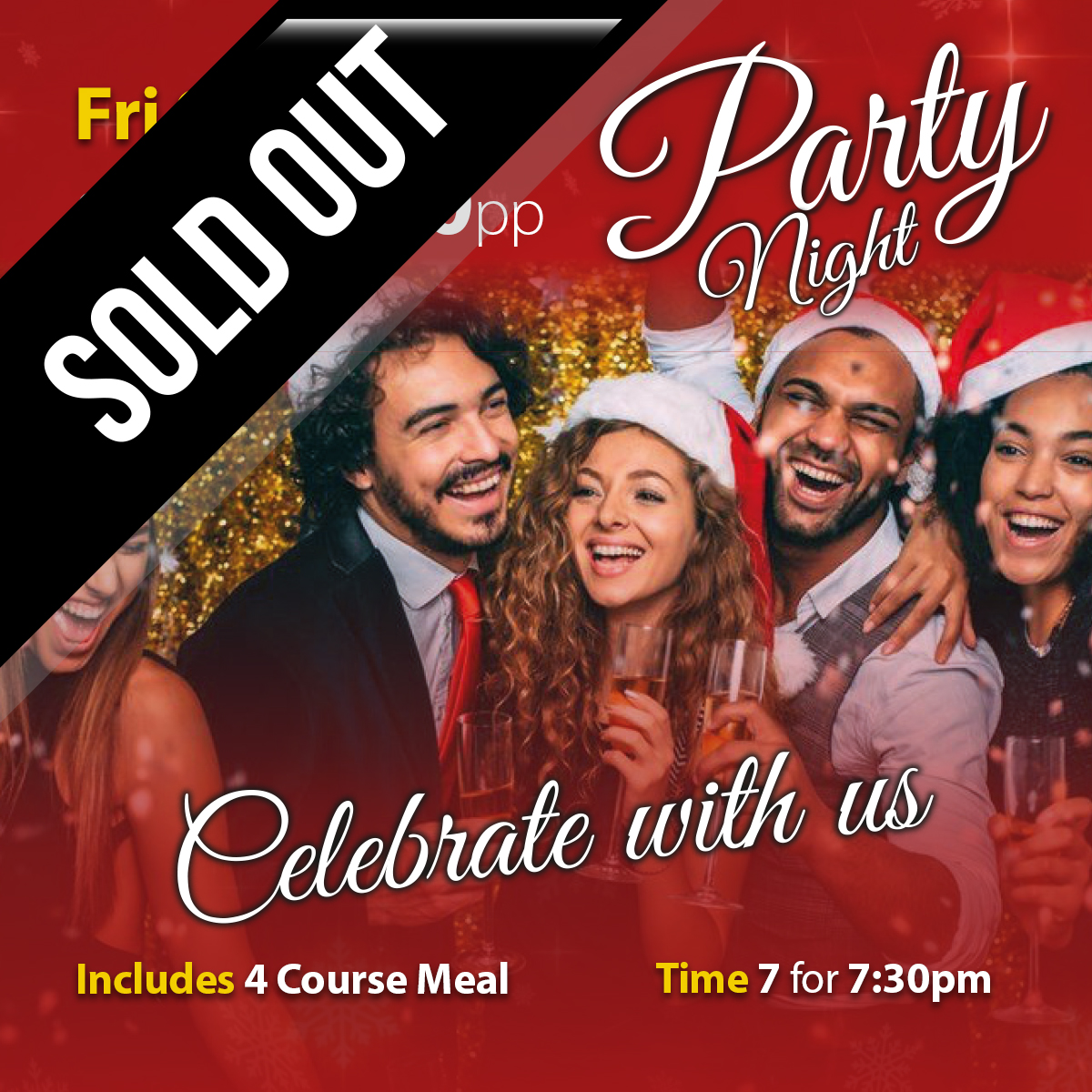 Christmas Party Night 9th December 2022 *SOLD OUT*