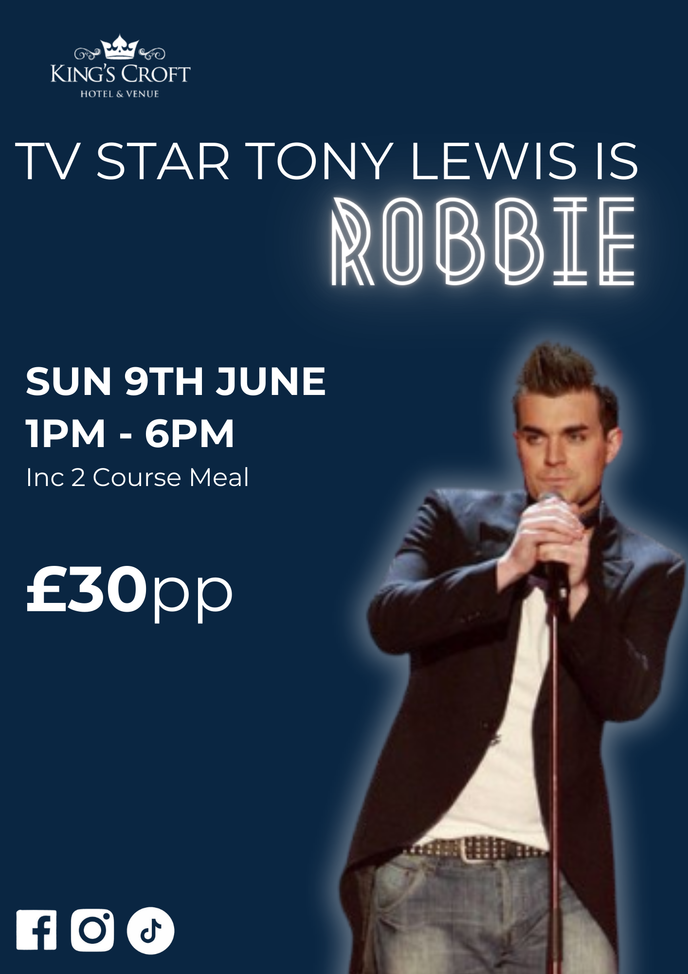 Tony Lewis as Robbie Williams