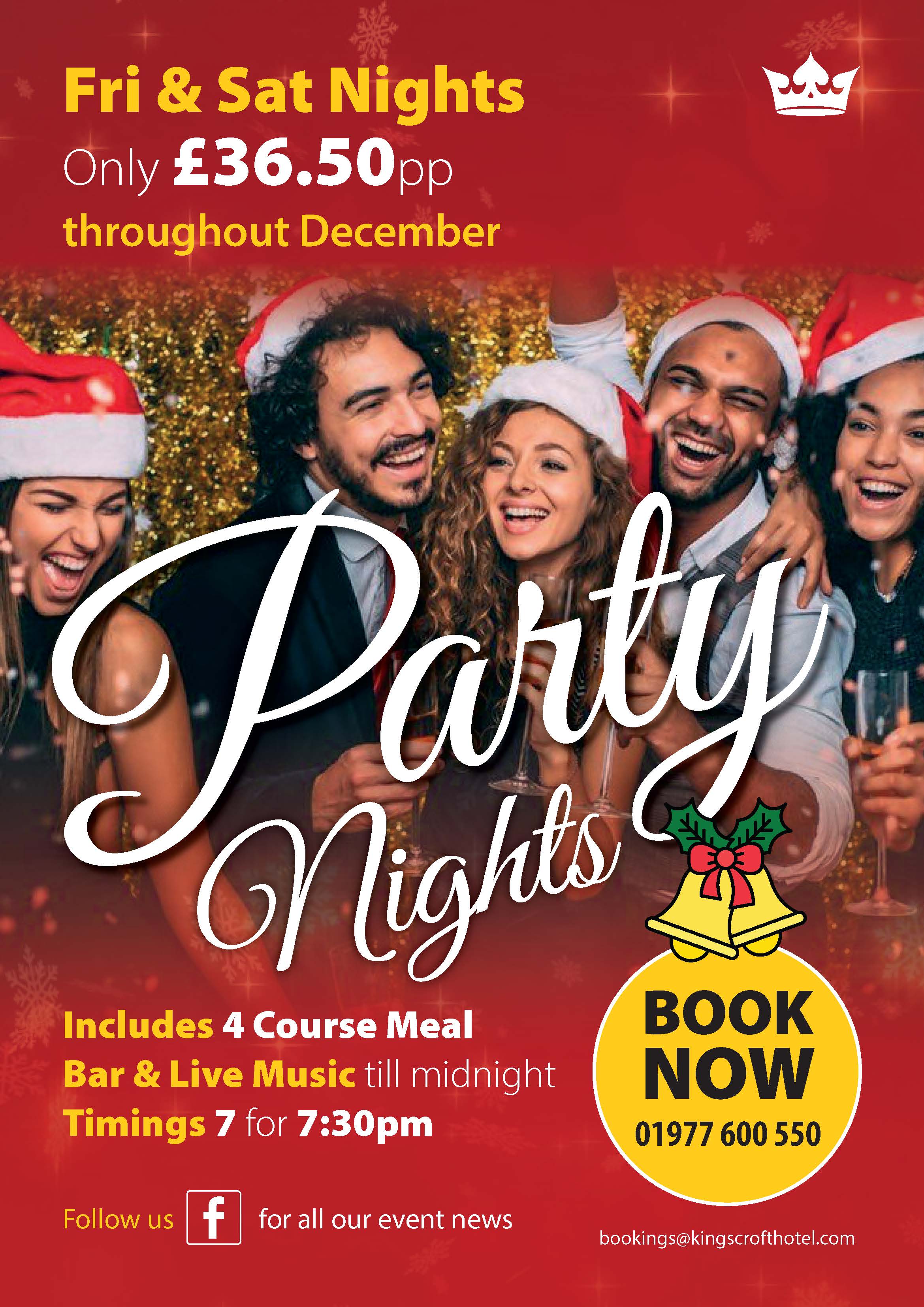 Christmas Party Night 10th December 2022 *SOLD OUT*