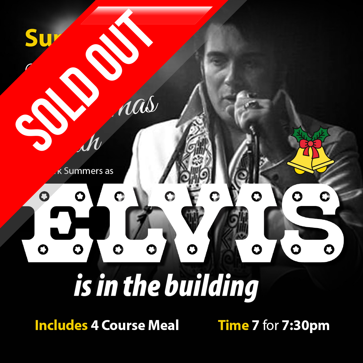 Mark Summers as Elvis **SOLD OUT**