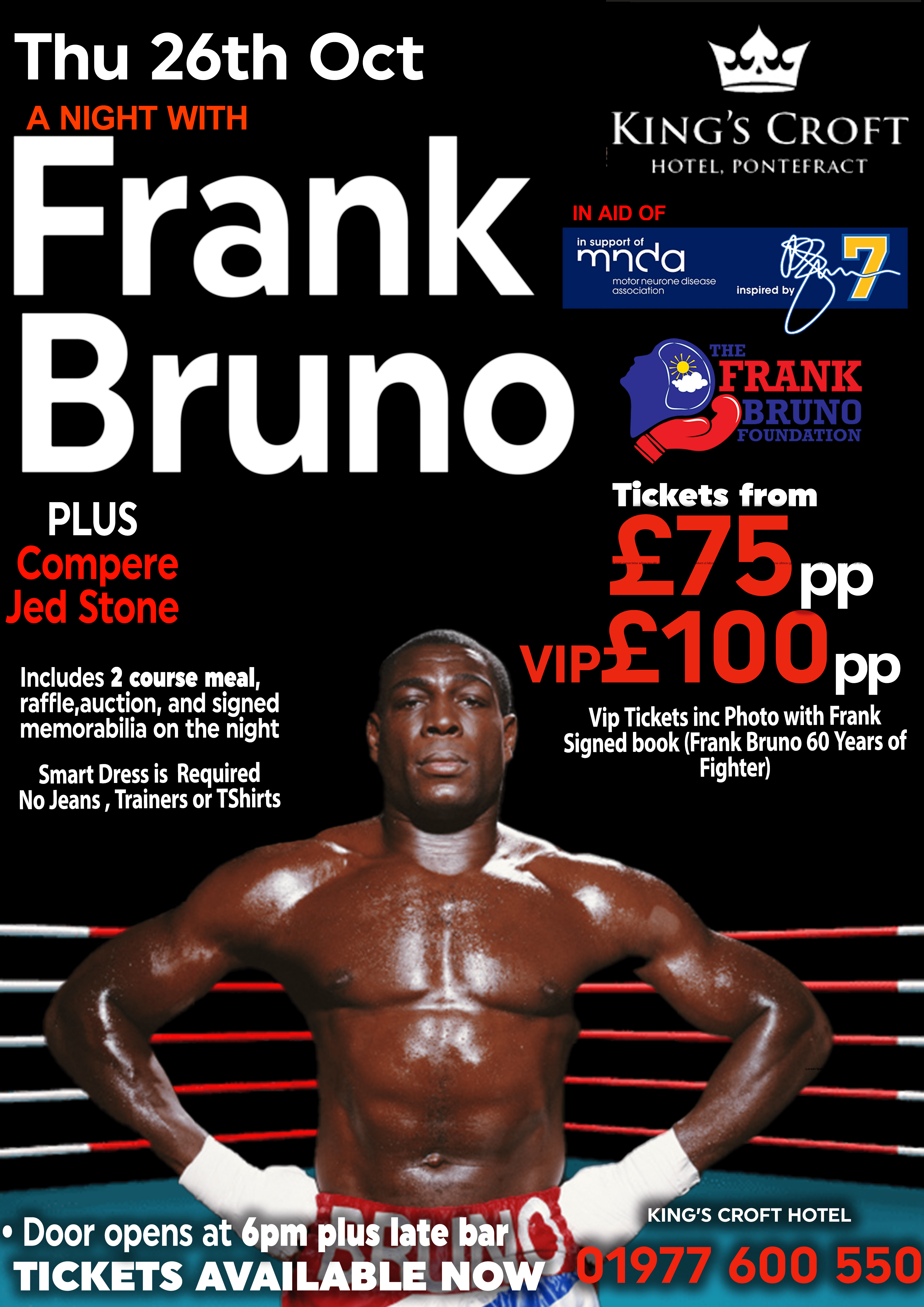 *VIP* A Night with Frank Bruno