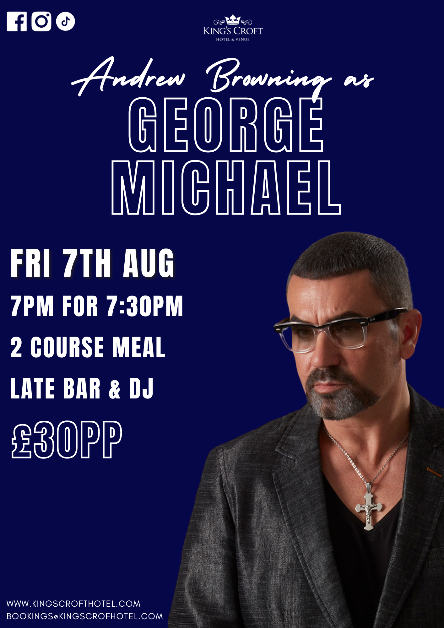 Andrew Browning as George Michael