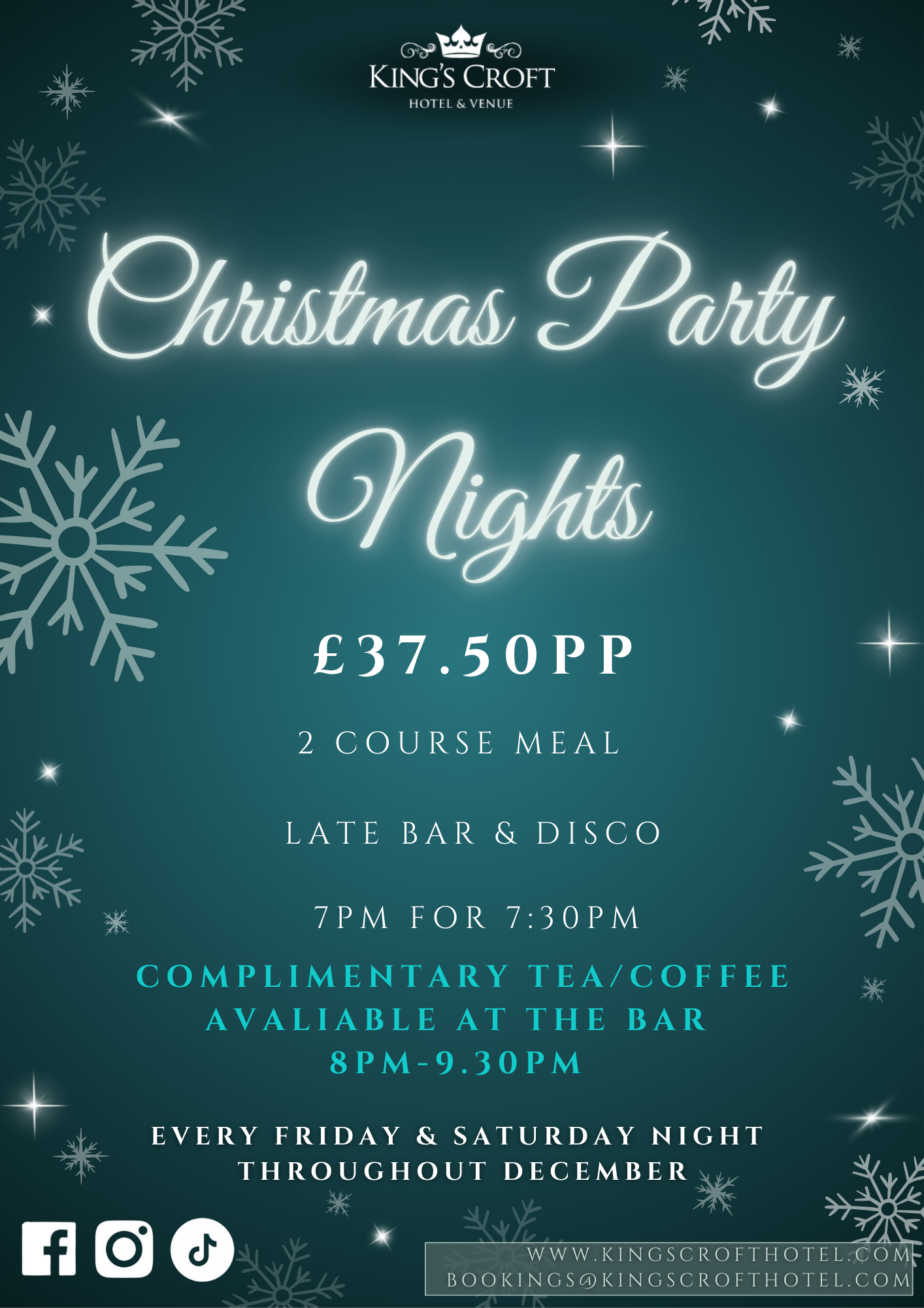 Christmas Party Night - Friday 5th December 2025
