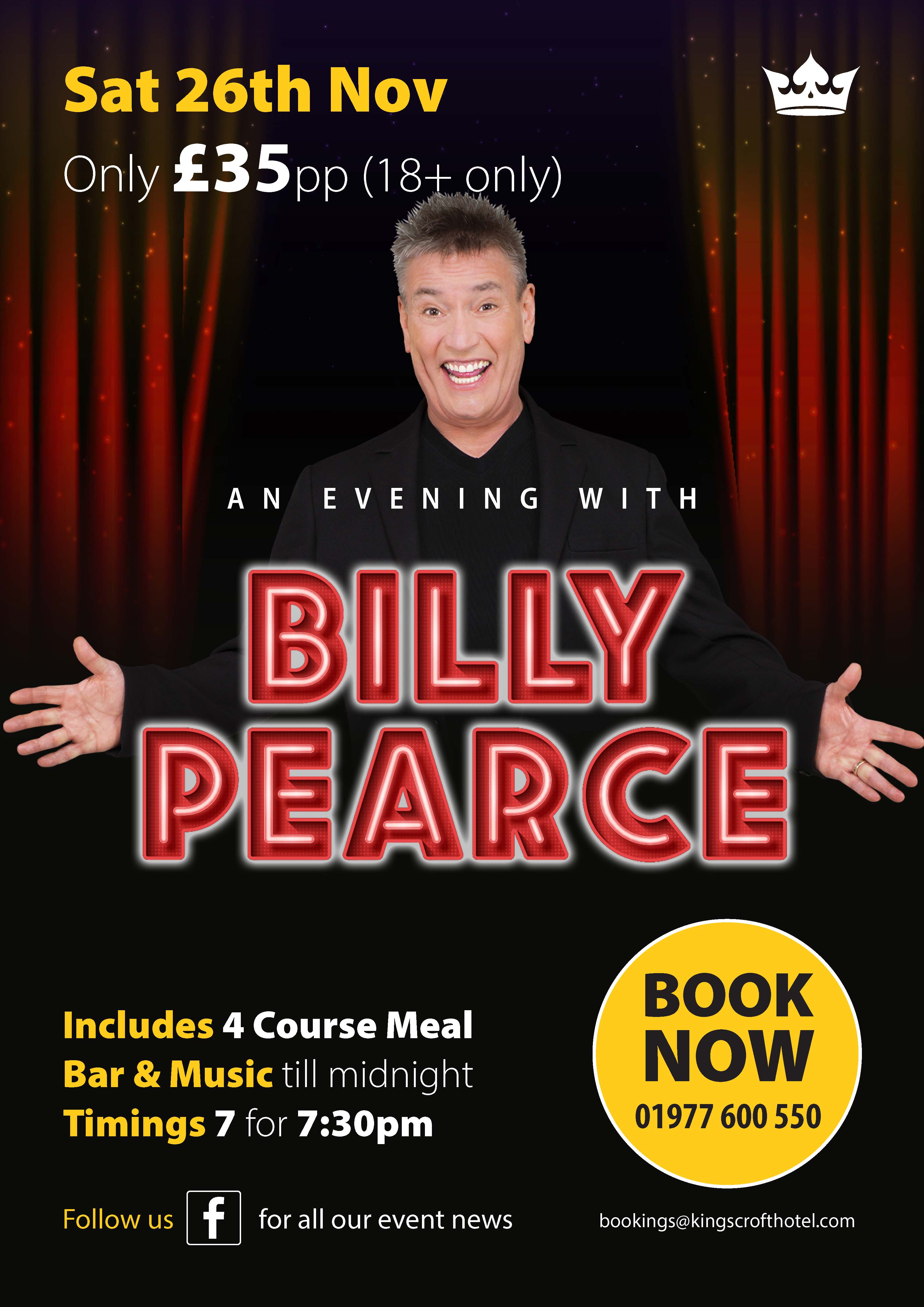 An Evening with Billy Pearce