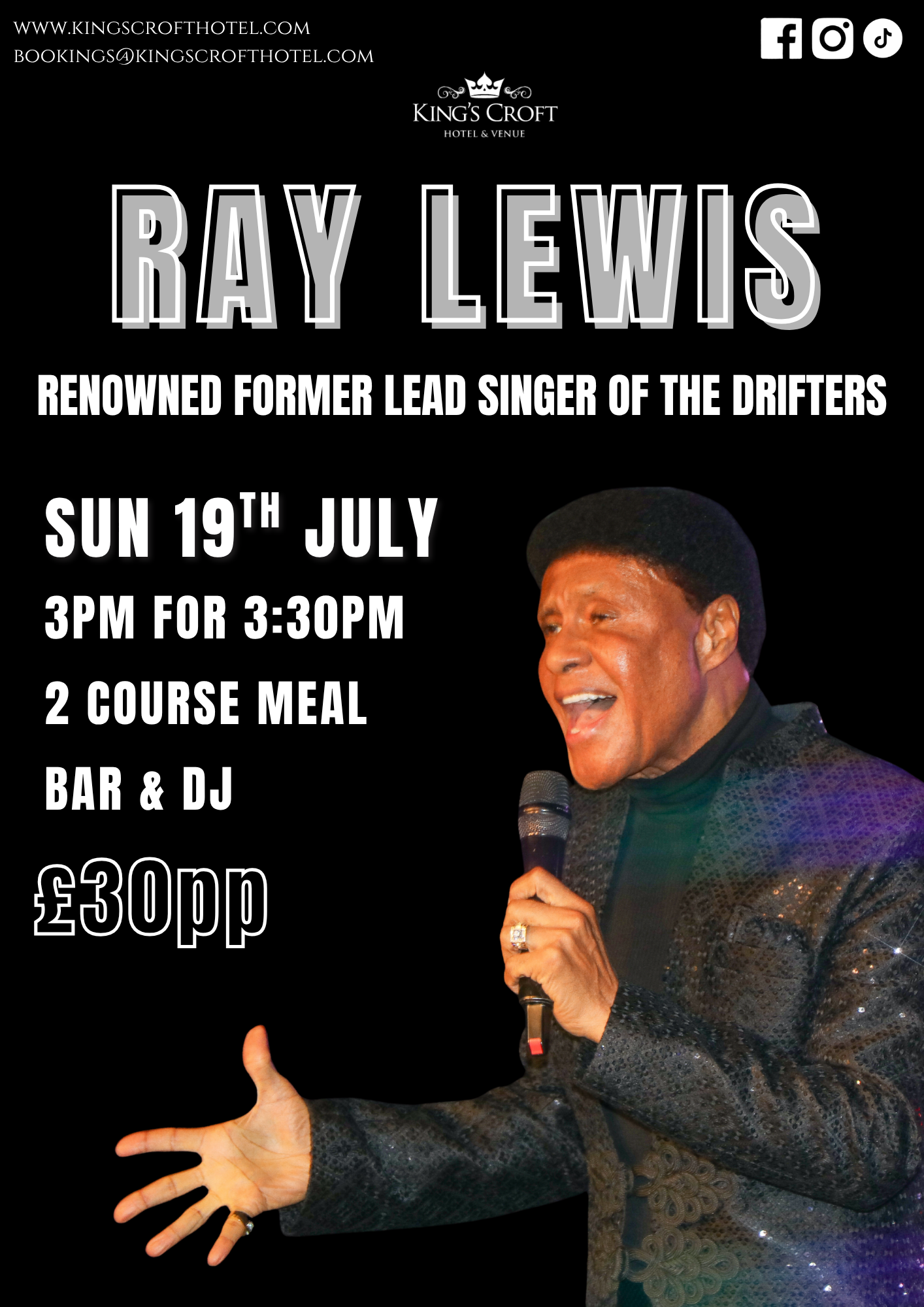Ray Lewis from The Drifters